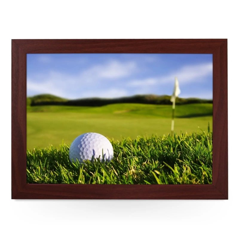 Yoosh Golf Ball on Golf Course Lap Tray - L0105 - Kitchen Tools & Gadgets - British D'sire