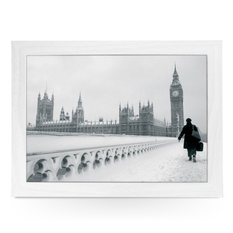 Yoosh Houses of Parliament in Snow Lap Tray - Kitchen Tools & Gadgets - British D'sire