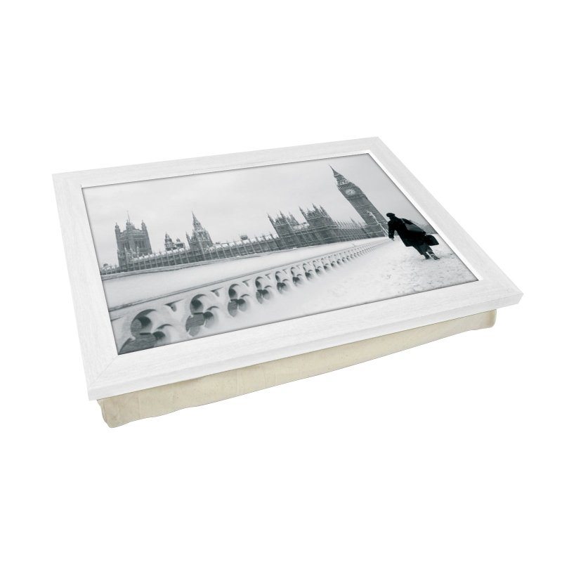 Yoosh Houses of Parliament in Snow Lap Tray - Kitchen Tools & Gadgets - British D'sire