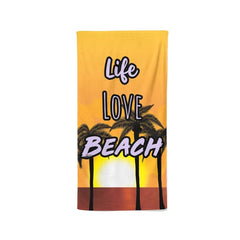 Yoosh Life Love Beach - Beach Towel - Towels - British D'sire