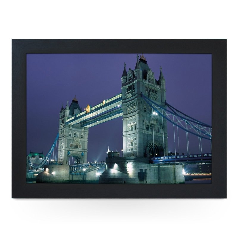 Yoosh London Tower Bridge at Night Lap Tray - L0391 - Kitchen Tools & Gadgets - British D'sire