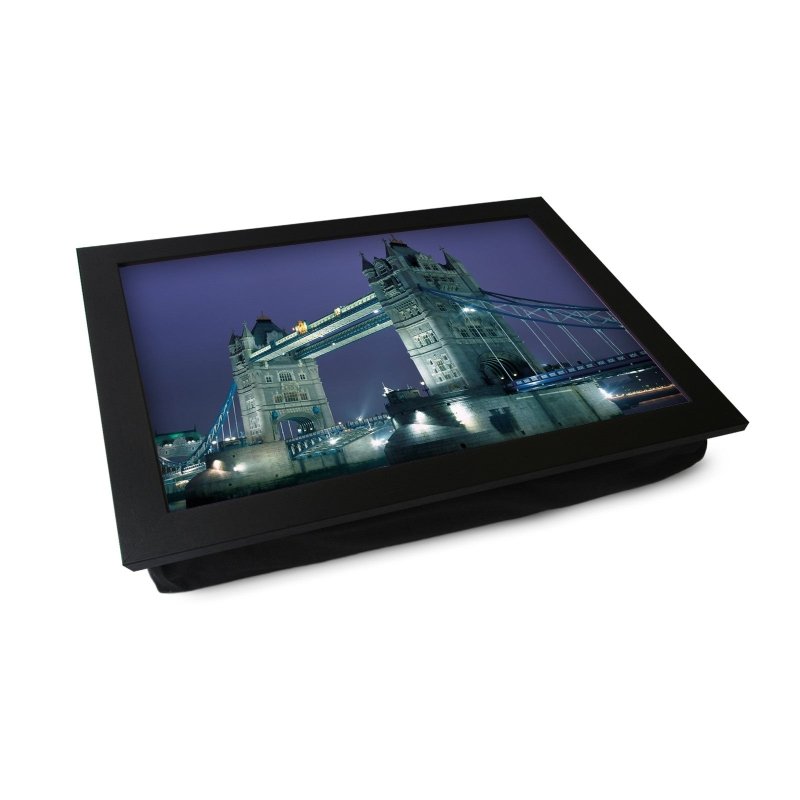 Yoosh London Tower Bridge at Night Lap Tray - L0391 - Kitchen Tools & Gadgets - British D'sire