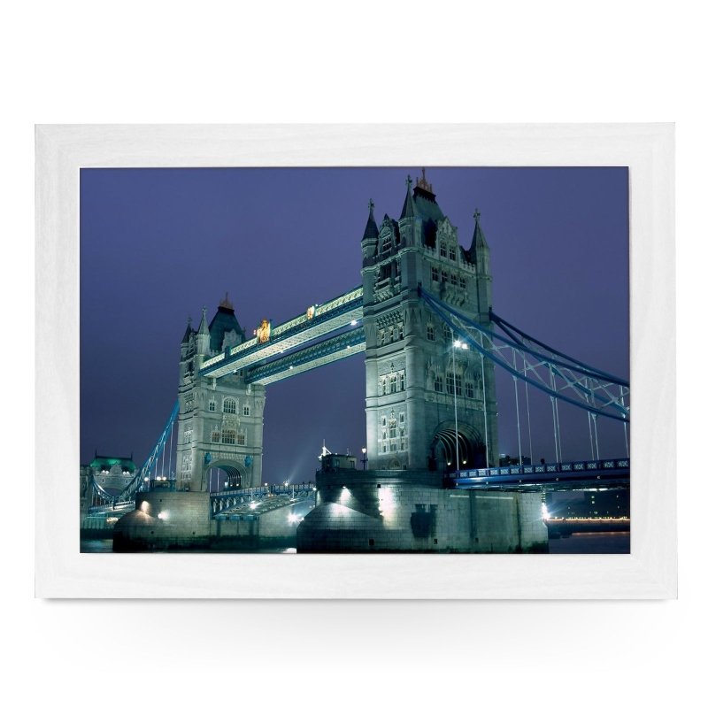 Yoosh London Tower Bridge at Night Lap Tray - L0391 - Kitchen Tools & Gadgets - British D'sire