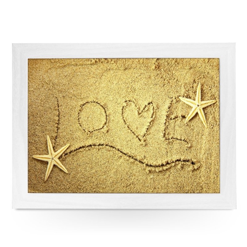 Yoosh Love Written in Sand Lap Tray - Kitchen Tools & Gadgets - British D'sire