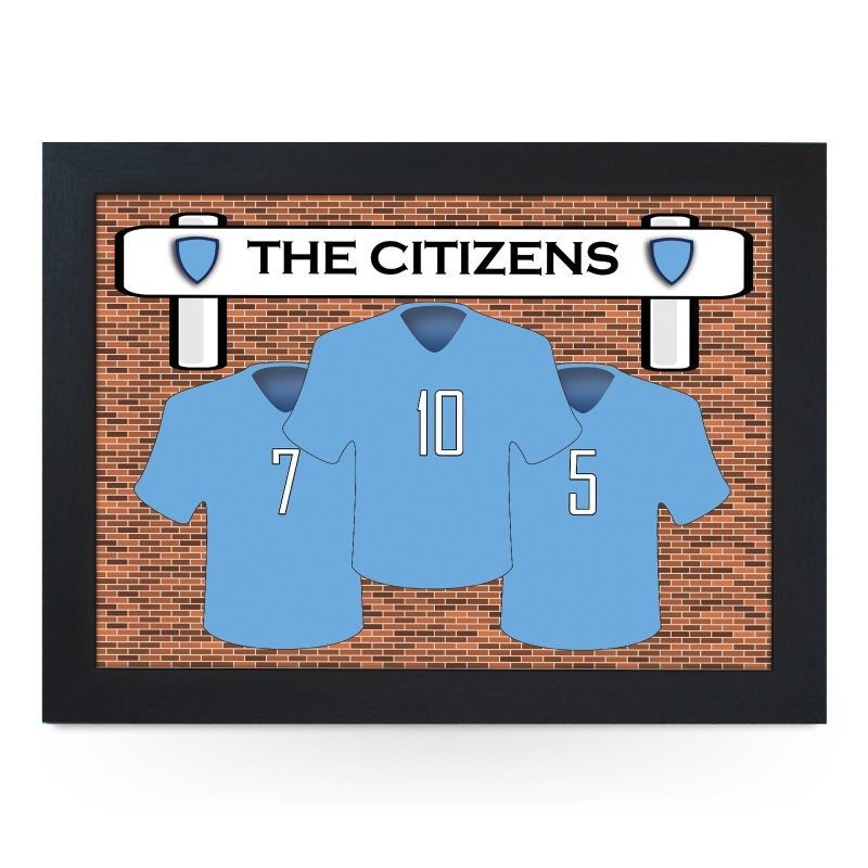 Yoosh Manchester City FC 'The Citizens' Lap Tray - L917 - Kitchen Tools & Gadgets - British D'sire