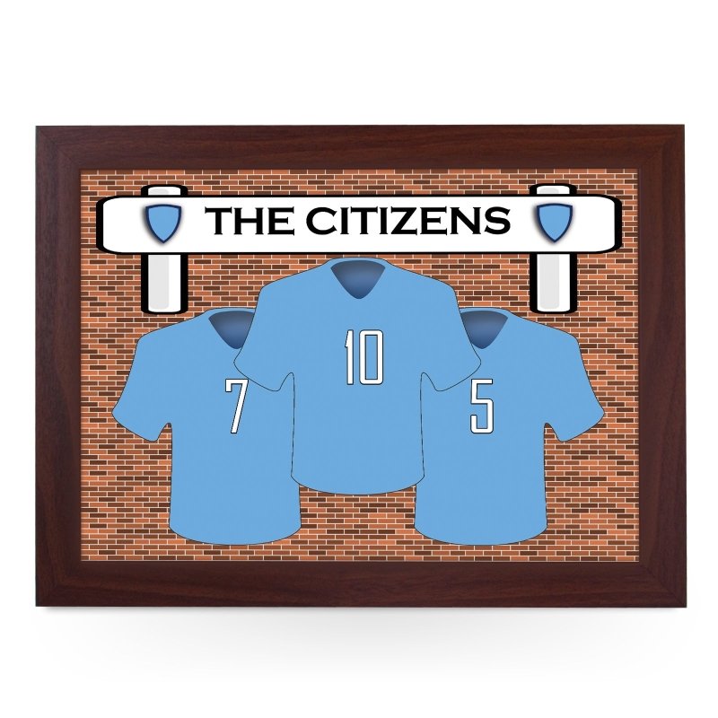 Yoosh Manchester City FC 'The Citizens' Lap Tray - L917 - Kitchen Tools & Gadgets - British D'sire