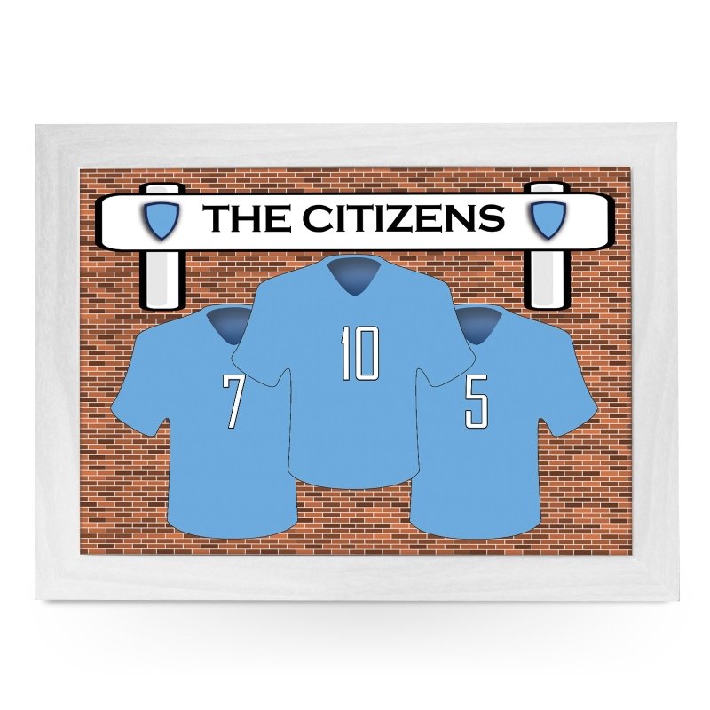 Yoosh Manchester City FC 'The Citizens' Lap Tray - L917 - Kitchen Tools & Gadgets - British D'sire