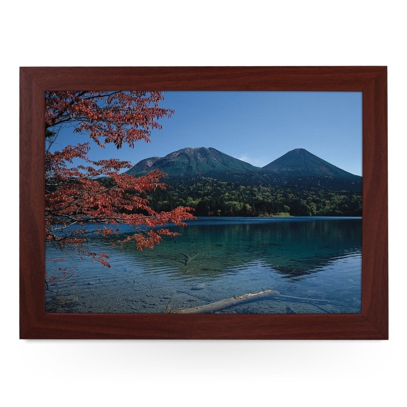 Yoosh Mountain Lake With Autumn Tree Lap Tray - L0355 - Kitchen Tools & Gadgets - British D'sire