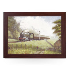 Yoosh Old Acquaintances GWR Hall Class Marwell Hall Steam Train Lap Tray - Kitchen Tools & Gadgets - British D'sire