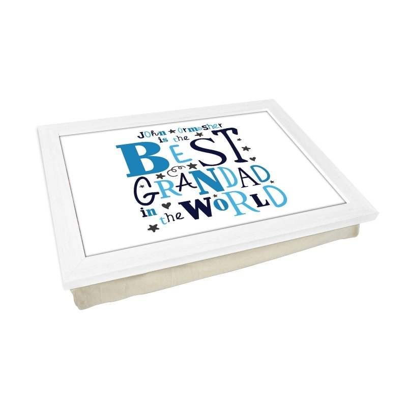 Yoosh Personalised Best Grandad In The World Lap Tray - L0488 - Kitchen Tools & Gadgets - British D'sire