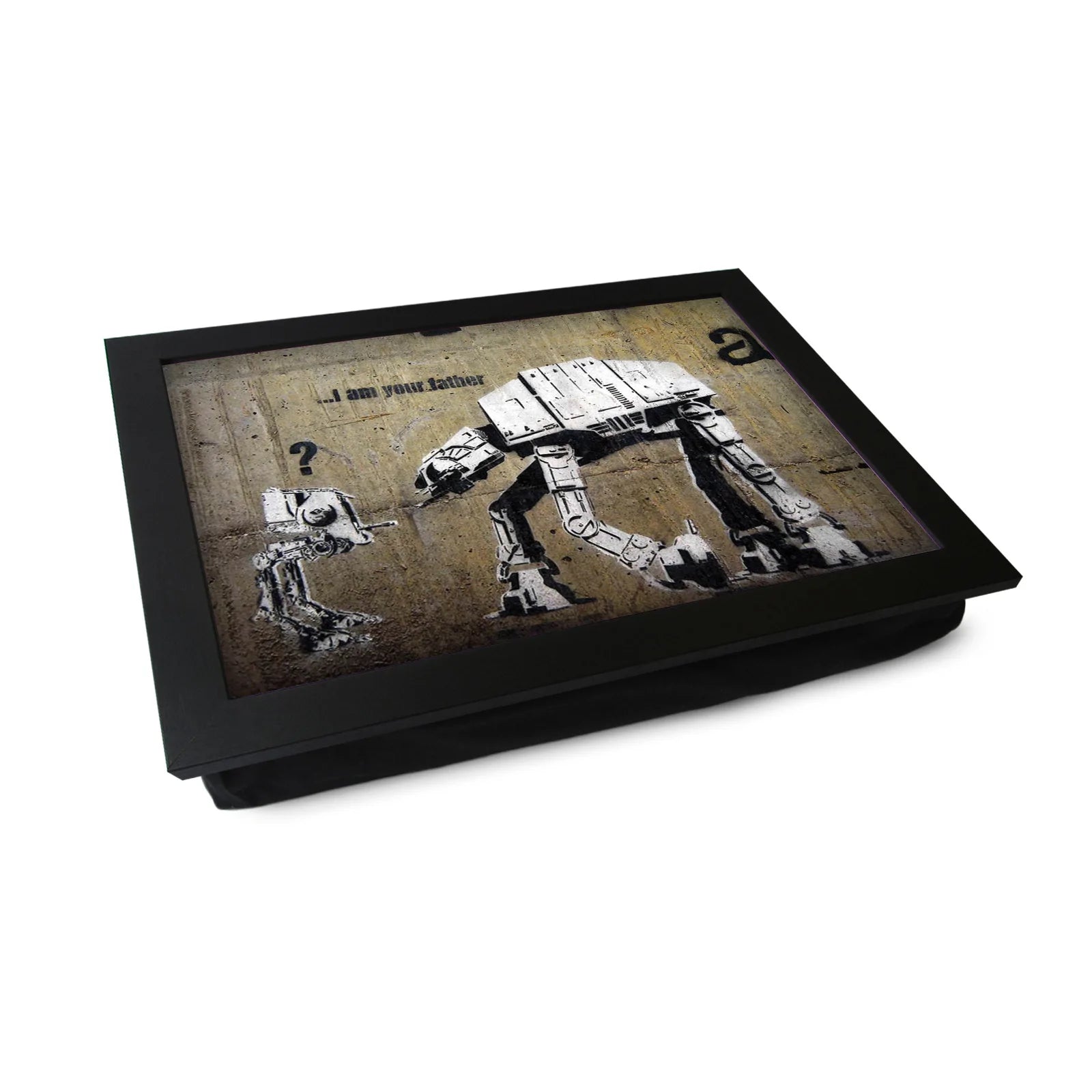 Yoosh Personalize Banksy I Am Your Father Lap Tray - Kitchen Tools & Gadgets - British D'sire