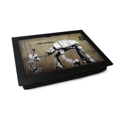 Yoosh Personalize Banksy I Am Your Father Lap Tray - Kitchen Tools & Gadgets - British D'sire