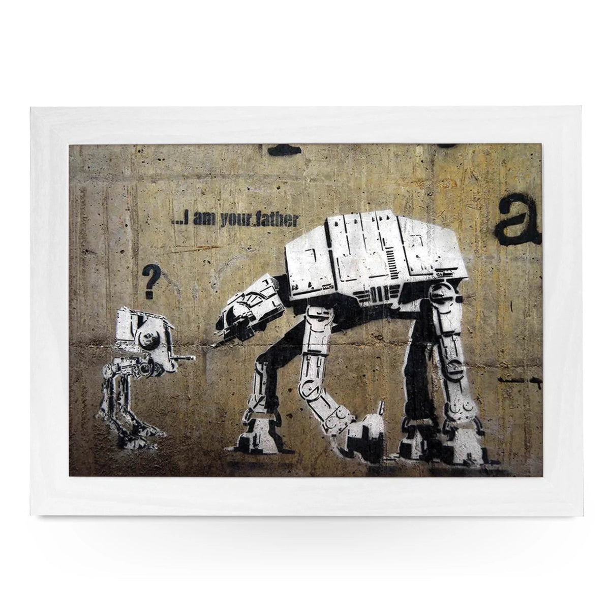 Yoosh Personalize Banksy I Am Your Father Lap Tray - Kitchen Tools & Gadgets - British D'sire