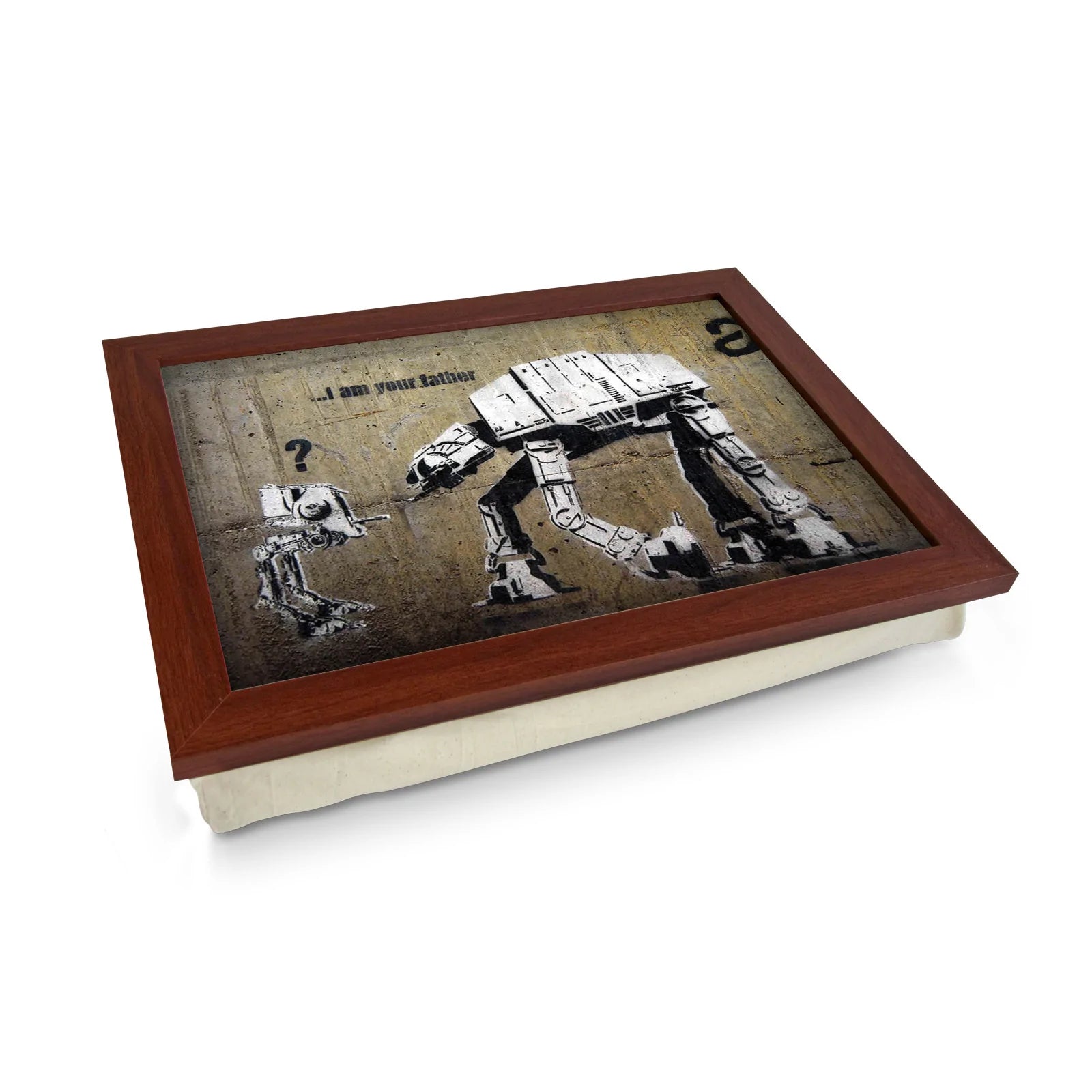 Yoosh Personalize Banksy I Am Your Father Lap Tray - Kitchen Tools & Gadgets - British D'sire