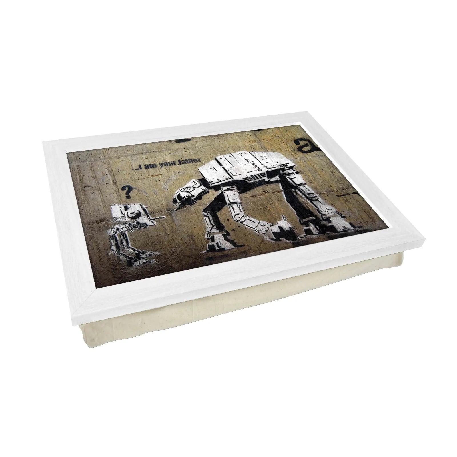 Yoosh Personalize Banksy I Am Your Father Lap Tray - Kitchen Tools & Gadgets - British D'sire