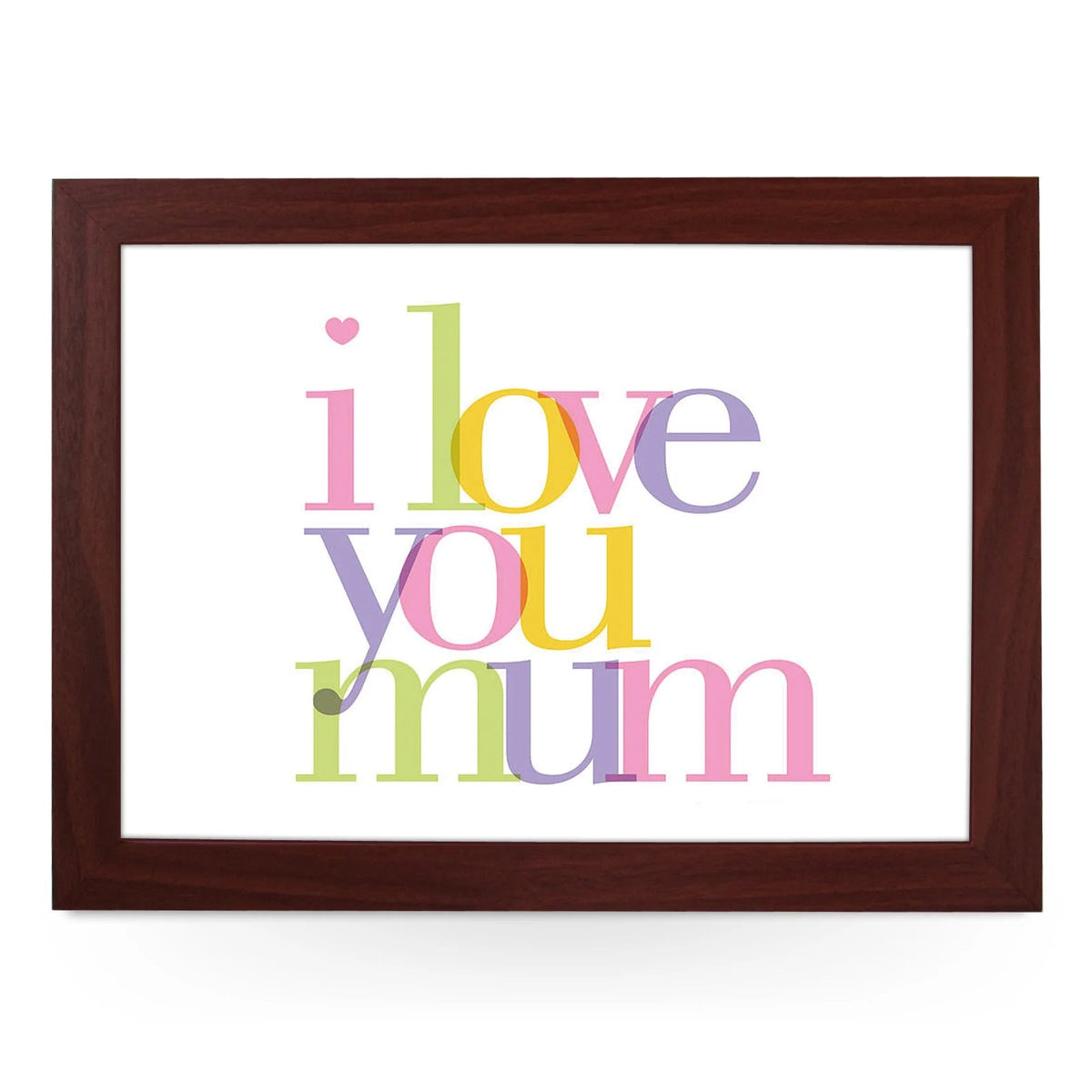 Yoosh Personalize I Love You Mum Lap Tray - Kitchen Tools & Gadgets - British D'sire