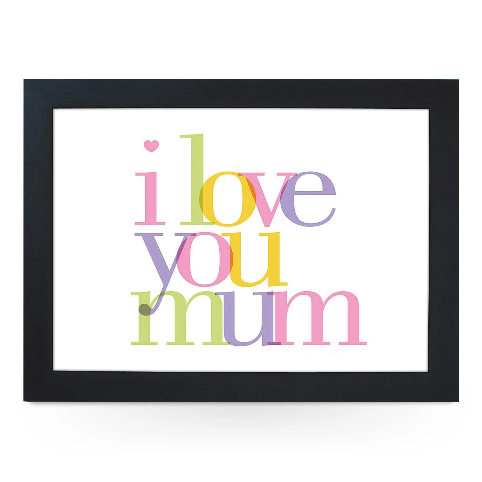 Yoosh Personalize I Love You Mum Lap Tray - Kitchen Tools & Gadgets - British D'sire