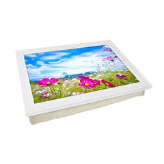 Yoosh Pink Cosmos in Field Lap Tray - L0432 - Kitchen Tools & Gadgets - British D'sire