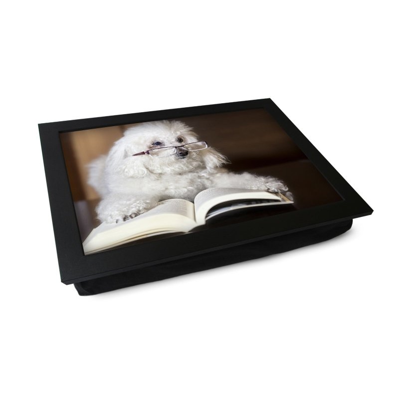 Yoosh Poodle Reading a Book Lap Tray - L0198 - Kitchen Tools & Gadgets - British D'sire