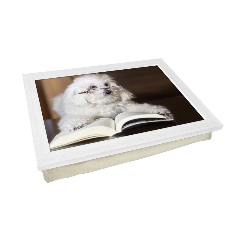 Yoosh Poodle Reading a Book Lap Tray - L0198 - Kitchen Tools & Gadgets - British D'sire