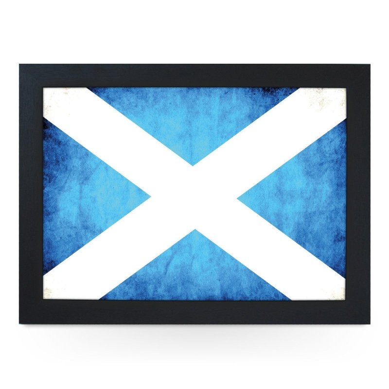 Yoosh Scottish Flag Grunge Lap Tray - Kitchen Tools & Gadgets - British D'sire