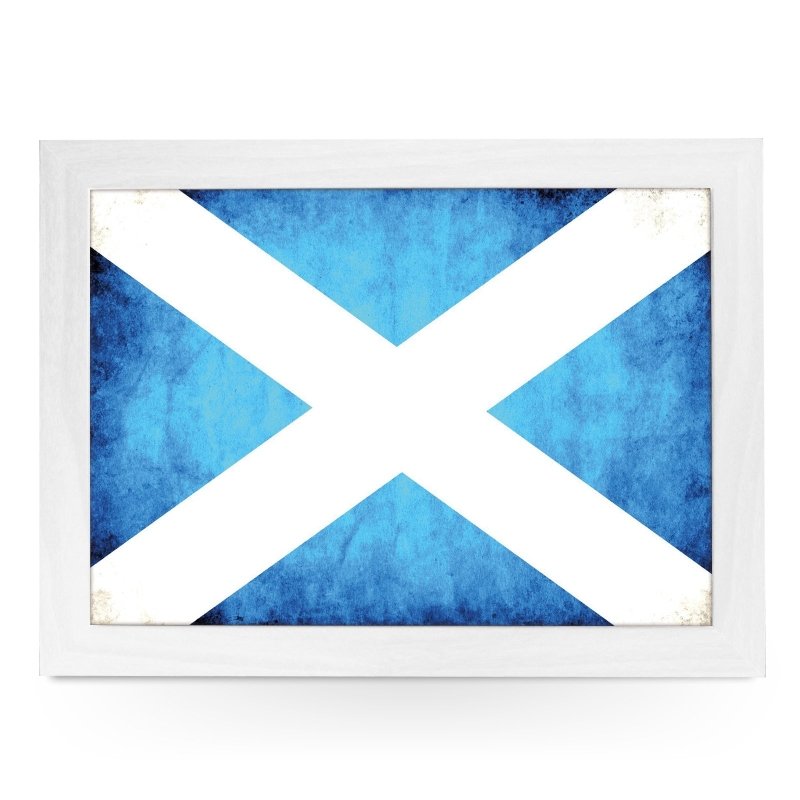 Yoosh Scottish Flag Grunge Lap Tray - Kitchen Tools & Gadgets - British D'sire