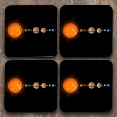 Yoosh Solar System x 4 Coasters - Kitchen Tools & Gadgets - British D'sire