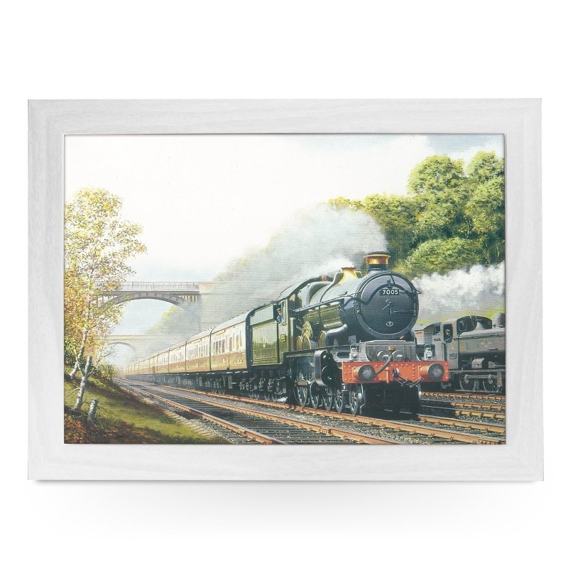 Yoosh Sonning Cutting Sir Edward Elgar Steam Train Lap Tray - Kitchen Tools & Gadgets - British D'sire