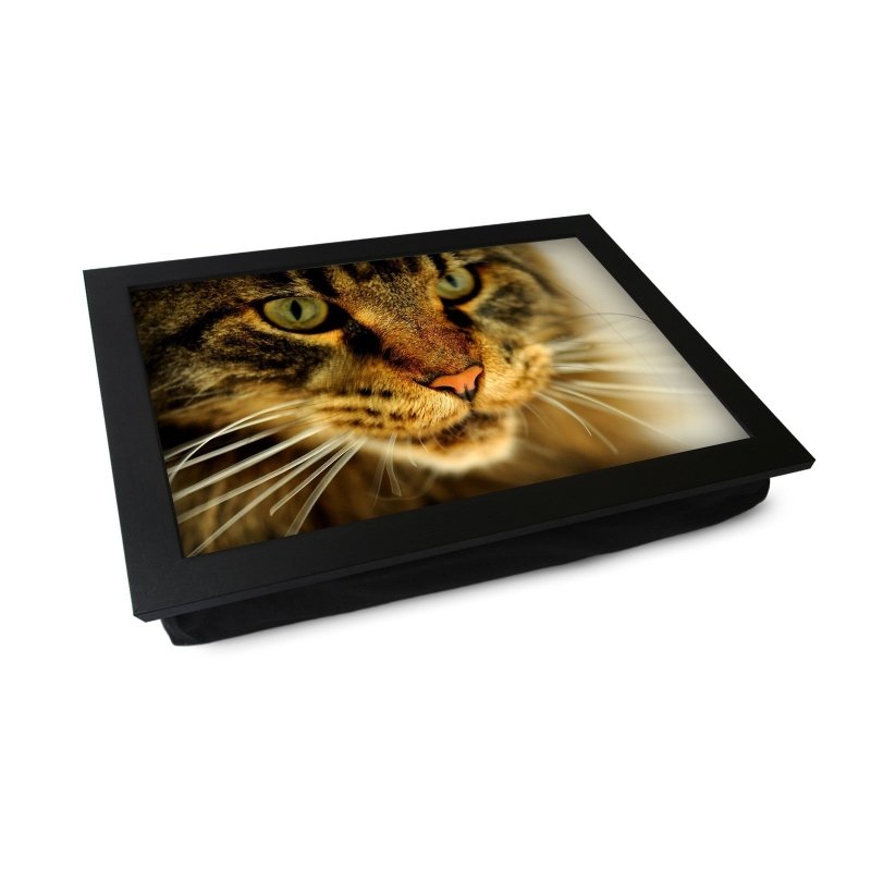 Yoosh Tabby Cat Close Up Lap Tray - Kitchen Tools & Gadgets - British D'sire