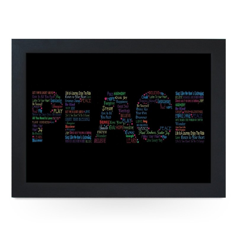 Yoosh The Meaning Of Peace Lap Tray - L608 - Kitchen Tools & Gadgets - British D'sire