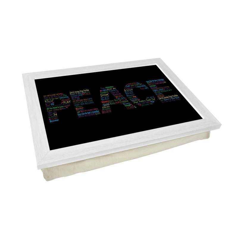 Yoosh The Meaning Of Peace Lap Tray - L608 - Kitchen Tools & Gadgets - British D'sire