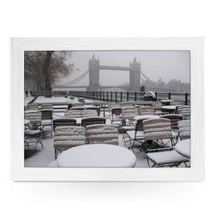 Yoosh Tower Bridge in the Snow Lap Tray - Kitchen Tools & Gadgets - British D'sire