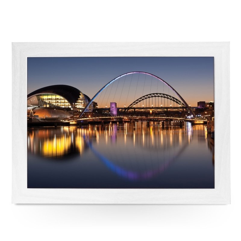 Yoosh Tyne Bridges at Sundown Lap Tray - Kitchen Tools & Gadgets - British D'sire