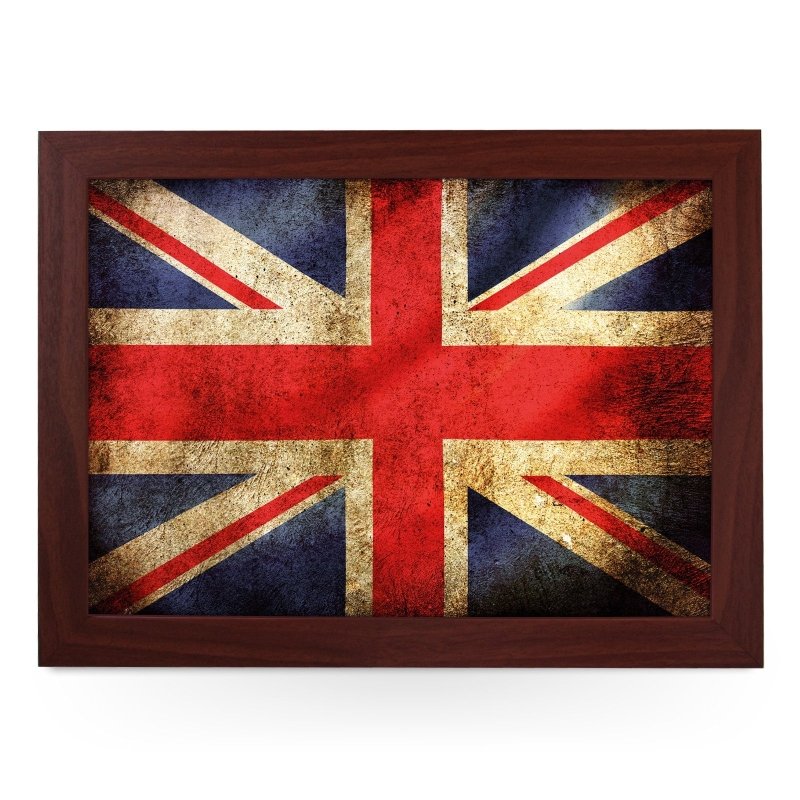 Yoosh Union Jack Flag Grunge Lap Tray - Kitchen Tools & Gadgets - British D'sire