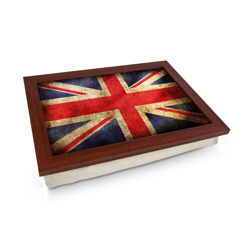 Yoosh Union Jack Flag Grunge Lap Tray - Kitchen Tools & Gadgets - British D'sire