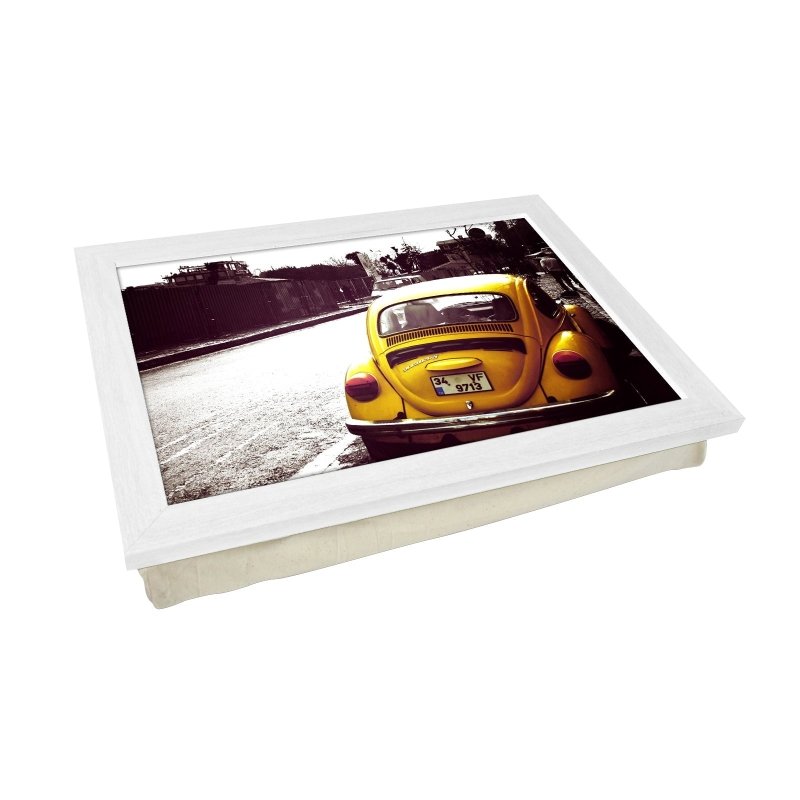 Yoosh VW Beetle Yellow Lap Tray - L0236 - Kitchen Tools & Gadgets - British D'sire