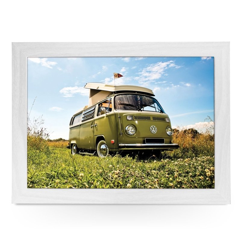 Yoosh VW Camper in Green Lap Tray - L0102 - Kitchen Tools & Gadgets - British D'sire