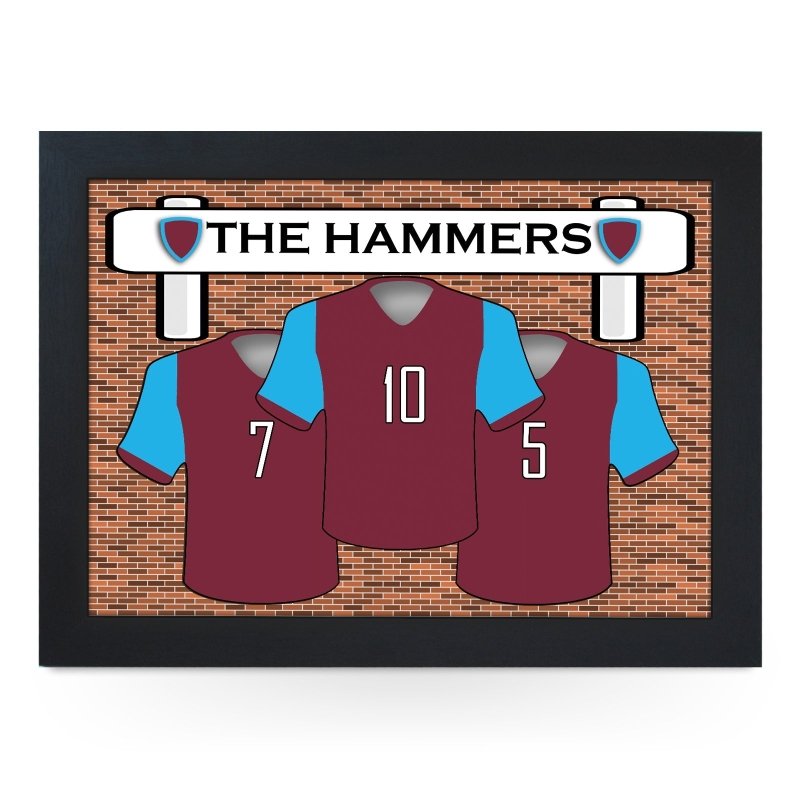 Yoosh West Ham FC 'The Hornets' Lap Tray - L925 - Kitchen Tools & Gadgets - British D'sire