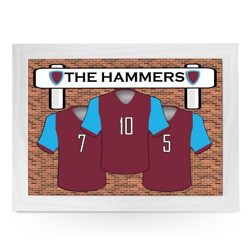 Yoosh West Ham FC 'The Hornets' Lap Tray - L925 - Kitchen Tools & Gadgets - British D'sire