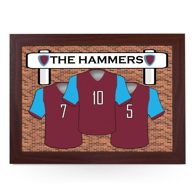 Yoosh West Ham FC 'The Hornets' Lap Tray - L925 - Kitchen Tools & Gadgets - British D'sire